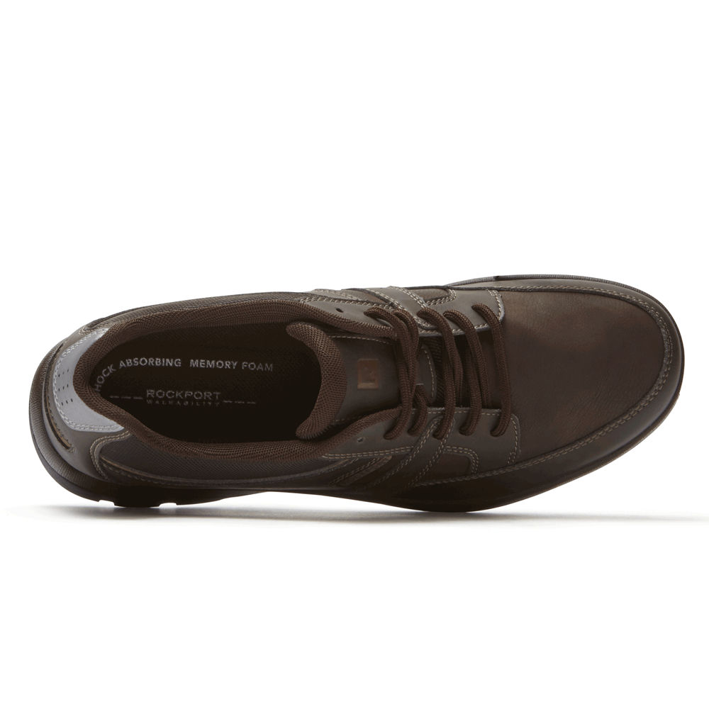 Rockport Singapore Mens Sneakers - Get Your Kicks Blucher Brown - SG0952471